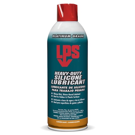 Lps 01516 Heavy-duty Silicone Lubricant, Aerosol can, 16 oz-Net 13 oz LPS01516